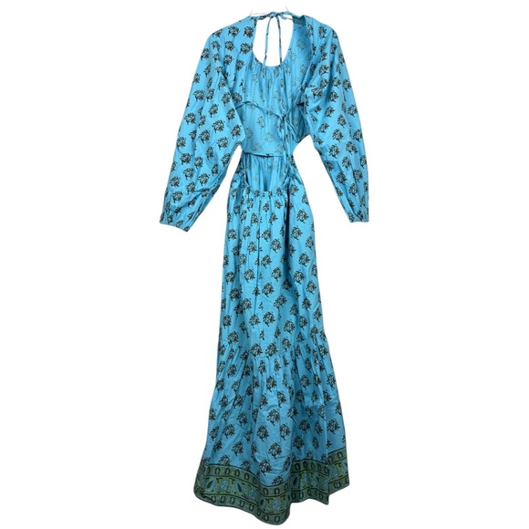Tuckernuck Hanna Artwear Carmen Cosmos Cotton Printed Floral Maxi Dress - Picture 3 of 10